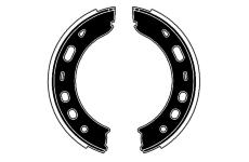 Sada brzdových čelistí, parkovací brzda RAICAM RA30800