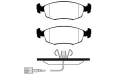 Sada brzdových destiček, kotoučová brzda RAICAM RA.0318.8