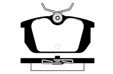 Sada brzdových destiček, kotoučová brzda RAICAM RA.0321.0