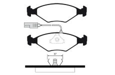 Sada brzdových destiček, kotoučová brzda RAICAM RA.0331.0