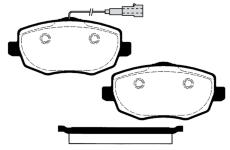 Sada brzdových destiček, kotoučová brzda RAICAM RA.0332.2