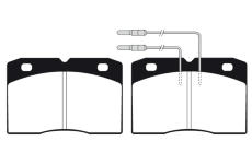Sada brzdových destiček, kotoučová brzda RAICAM RA.0339.0