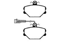Sada brzdových destiček, kotoučová brzda RAICAM RA.0349.1