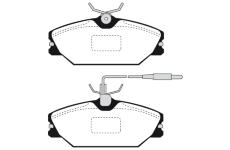 Sada brzdových destiček, kotoučová brzda RAICAM RA.0388.0