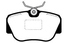 Sada brzdových destiček, kotoučová brzda RAICAM RA.0402.0