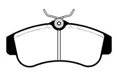 Sada brzdových destiček, kotoučová brzda RAICAM RA.0413.0