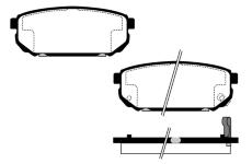 Sada brzdových destiček, kotoučová brzda RAICAM RA.0421.0
