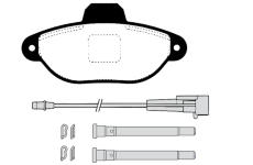 Sada brzdových destiček, kotoučová brzda RAICAM RA.0446.8