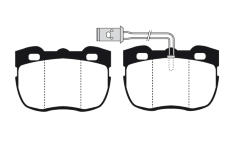 Sada brzdových destiček, kotoučová brzda RAICAM RA.0469.0