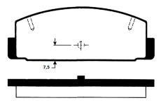Sada brzdových destiček, kotoučová brzda RAICAM RA.0477.0