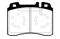 Sada brzdových destiček, kotoučová brzda RAICAM RA.0480.1
