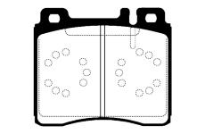 Sada brzdových destiček, kotoučová brzda RAICAM RA.0497.0