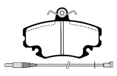 Sada brzdových destiček, kotoučová brzda RAICAM RA.0515.0