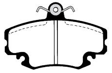 Sada brzdových destiček, kotoučová brzda RAICAM RA.0515.1