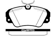 Sada brzdových destiček, kotoučová brzda RAICAM RA.0535.0