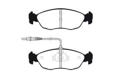 Sada brzdových destiček, kotoučová brzda RAICAM RA.0537.0