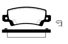 Sada brzdových destiček, kotoučová brzda RAICAM RA.0542.0