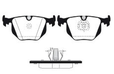 Sada brzdových destiček, kotoučová brzda RAICAM RA.0554.1