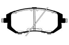 Sada brzdových destiček, kotoučová brzda RAICAM RA.0559.0