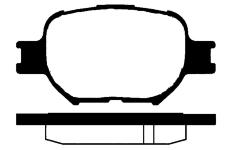 Sada brzdových destiček, kotoučová brzda RAICAM RA.0572.0