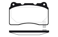 Sada brzdových destiček, kotoučová brzda RAICAM RA.0604.8