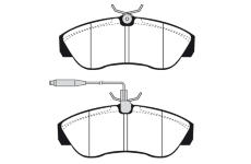 Sada brzdových destiček, kotoučová brzda RAICAM RA.0618.0