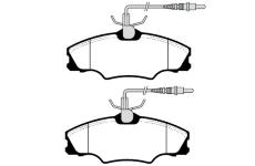 Sada brzdových destiček, kotoučová brzda RAICAM RA.0621.0