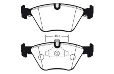 Sada brzdových destiček, kotoučová brzda RAICAM RA.0632.2