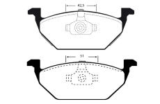 Sada brzdových destiček, kotoučová brzda RAICAM RA.0653.1