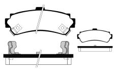 Sada brzdových destiček, kotoučová brzda RAICAM RA.0659.0