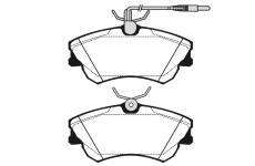 Sada brzdových destiček, kotoučová brzda RAICAM RA.0672.0