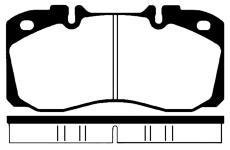 Sada brzdových destiček, kotoučová brzda RAICAM RA.0675.0