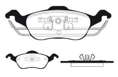 Sada brzdových destiček, kotoučová brzda RAICAM RA.0680.0