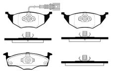 Sada brzdových destiček, kotoučová brzda RAICAM RA.0684.2