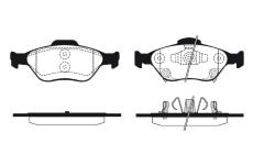 Sada brzdových destiček, kotoučová brzda RAICAM RA.0708.1