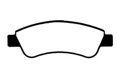 Sada brzdových destiček, kotoučová brzda RAICAM RA.0725.0