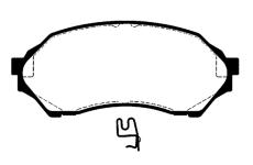 Sada brzdových destiček, kotoučová brzda RAICAM RA.0732.0