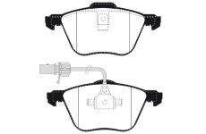 Sada brzdových destiček, kotoučová brzda RAICAM RA.0741.0