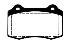 Sada brzdových destiček, kotoučová brzda RAICAM RA.0752.6