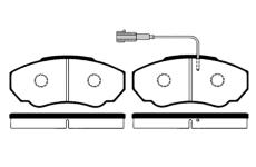 Sada brzdových destiček, kotoučová brzda RAICAM RA.0773.0