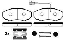 Sada brzdových destiček, kotoučová brzda RAICAM RA.0773.0K1