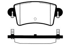 Sada brzdových destiček, kotoučová brzda RAICAM RA.0782.0