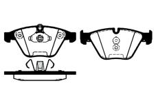 Sada brzdových destiček, kotoučová brzda RAICAM RA.0789.3
