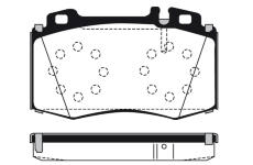 Sada brzdových destiček, kotoučová brzda RAICAM RA.0791.0