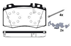 Sada brzdových destiček, kotoučová brzda RAICAM RA.0791.0K1
