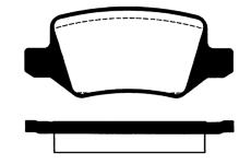 Sada brzdových destiček, kotoučová brzda RAICAM RA.0802.0