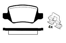 Sada brzdových destiček, kotoučová brzda RAICAM RA.0802.0K1