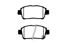 Sada brzdových destiček, kotoučová brzda RAICAM RA.0803.1