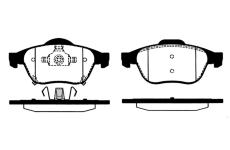 Sada brzdových destiček, kotoučová brzda RAICAM RA.0809.0