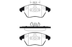 Sada brzdových destiček, kotoučová brzda RAICAM RA.0817.1